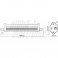 LAMPADINA  LED R7S 230V 16W 3000K LUNGHEZZA 189mm