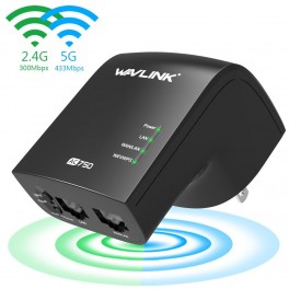 EXTENDER WIFI5 AC750 DUAL BAND WN577A2 RIPETITORE WIFI 750Mbps WAVLINK