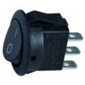 DEVIATORE 2 POSIZIONI ON-ON NERO 12V