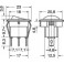 DEVIATORE 2 POSIZIONI ON-ON NERO 12V