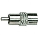 ADATTATORE SPINA RCA/PRESA COAX TV FEMMI