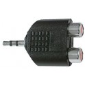 ADATTATORE DA SPINA 3,5 STER A 2 PR RCA