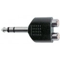 ADATTATORE SPINA 6,3 STEREO 2 PRESE  RCA