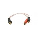 CAVO 2 PRESE RCA  / 1 SPINA  RCA 0,20m