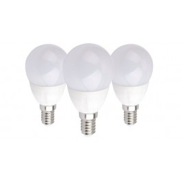 KIT 3 LAMPADINE LED MINI GOCCIA E14 6W LUCE FREDDA 6000°K