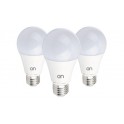 KIT 3 LAMPADINE LED GOCCIA E27 11W LUCE FREDDA 6000°K