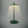 LAMPADA DA TAVOLO ALLUMINIO SAKE' GREEN SAKÈ - LAMPADA DA TAVOLO IN ALLUMINIO A BATTERIA 1W GREEN