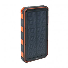 POWER BANK SOLARE C/TORCIA LED 20000MAH ARANCIONE