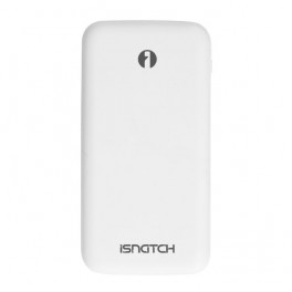 POWER BANK WIRELESS 10000MAH 2 USBA BIANCO ISNATCH