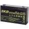 BATTERIA AL .PIOMBO SKB 6V/12A FAST.4,8 	151 x 50 x 95 -101 mm