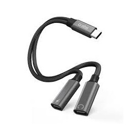 ADATT. USB-C audio e ricarica simultanea