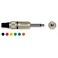 SPINA JACK 6,3 MONO Tasker SPM 6.3 M YLW Jack Mono Metal Ø 6,3 mm