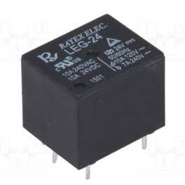 Relè: elettromagnetico  24V 10A