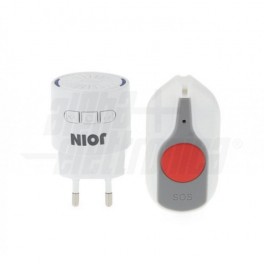 Kit campanello SOS wireless bianco Kit campanello wireless bianco con pulsante SOS