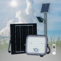Proiettore led solare da esterno 1400LM SOLAR LED SENSOR - Proiettore led solare da esterno 1400lm con pannello, batteria e sens