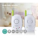 NEDIS AUDIO BABY MONITOR 300mt BIANCO SOLO AUDIO