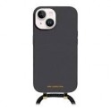 Cover con laccio da collo X IPHONE 15 NERO RIMOVIBILE