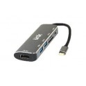 DOCKING STATION USB-C CON 6 PORTE: HDMIC DOCKING STATION USB-C CON 6 PORTE: HDMI® 4K, USB-C, 2XUSB 3.0, LETTORE CARD MICRO SD, S