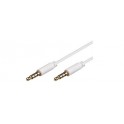 CAVO 2 SPINE 3,5MM 4PIN IPHONE BIANCO 1,2M PLASTIC BOX