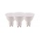 KIT 3 FARETTI 7W-GU10 LUCE FREDDA