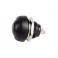 PULSANTE NERO OFF-(ON) N.A.2P SAL.