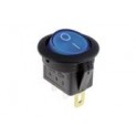 INTERRUTTORE UNIPOLARE A BILANCIERE LUM ** BLU **   12 VOLT