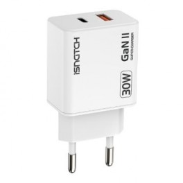 ALIMENTATORE USB-C+USB 3.0 GAN 30W