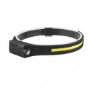 TORCIA DA TESTA 5W COB+1W FASCIA TORCIA DA TESTA 5W COB+1W FASCIA SIL 1.2AH SENS MOV MAN