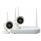 KIT H265+ WIRELESS NVR 9CH + 2Telecamera