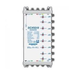 Multiswitch LEGACY in cascata a 5 cavi Passante 4 derivate -16 dB