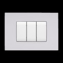 PLACCA TECNOPOL. ART 8004-01 4P BIANCO