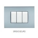 PLACCA TECNOPOL. ART 8007-08 7P GRIGIO SCURO