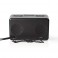 RADIOSVEGLIA Digital Alarm Clock Radio Radiosveglia digitale | LED da 0,9" | FM | 20 stazioni preimpostate | Posponi