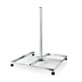 Supporto per balcone satellitare lunghezza Mast: 1.00 m | Dimensione massima del piatto: 90.0 cm | Dimensione piastra inferiore: