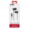 auricolari in-ear con microfono, tasti volume e tasto di risposta, connettore lightning, colore nero