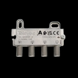 DERIVATORE 5...2400MHz "F" 2Vie  20dB