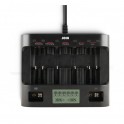 CARICA BATT. NI-MH 1-6-AAA-AA 1-4 C-D - 2X9V CON DISPLAY