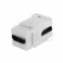 Adattatore keystone HDMI Presa-Presa ang Adattatore HDMI tipo A femmina-femmina a 90 gradi