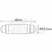 Lampadina a Led SV8,5 - 0,9W - 10-30V Bianco freddo           LAMP.LED FESTOON TUBO 10-30VDC