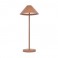 LAMPADA DA TAVOLO IN ALLUMINIO RAME LIBERTY - LAMPADA DA TAVOLO IN ALLUMINIO A BATTERIA 3W RAME