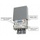 AMPLIFICATORE  DA PALO 1  IN III-UHF 22d AMPLIFICATORE 1 INGRESSO  1 USCITA 22 DB