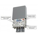 AMPLIFICATORE DA PALO 2IN 22dB/22db 12V 100mA  UHF 21:60 2 INGRESSI