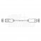 Cavo DisplayPort M/M 1.5m Nero POLYBAG Cavo Display Port 1.2 - da spina Display-port a spina Display-port - 1,5m