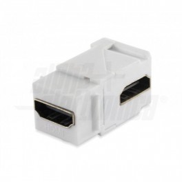 Adattatore keystone HDMI Presa-Presa ang Adattatore HDMI tipo A femmina-femmina a 90 gradi