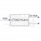 SPLITTER   VGA  con audio da 1 a 2 monit