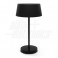 Lampada led da tavolo nera con int.touch Lampada da tavolo regolabile a Led con corpo snodato ed interruttore Touch - Nera 4,8W