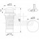 MINI SPOT LED 12V PLAST.TRASP.