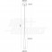 Lampada a sospensione tubolare 6W NERA Lampada a sospensione tubolare - 6W - Nera - Serie Flik
