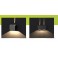APPLIQUE LED DA PARETE ESTERNO ANGOLO DI EMISSIONE VARIABILE DA 15° A 120° 10W 830LM 96,8X120X100MM
