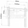 SUPPORTO TV UNIVERSALE  FISSO, 23"-55"